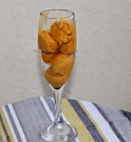 Mango and Passion Fruit Ice Cream