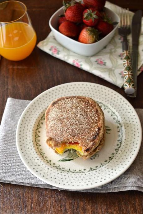 Vegetarian McMuffin Sandwich