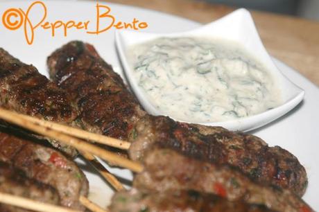 Lamb Koftas with Cumin & Mint Yoghurt