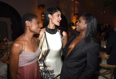 Jessica Clark Adina Porter and Rutina Wesley True Blood Season 7 Premiere Afterparty Michael Buckner Getty Images 2