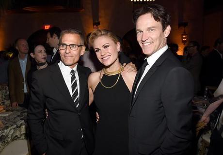 Stephen Moyer Michael Lombardo and Anna Paquin True Blood Season 7 Premiere Afterparty Michael Buckner Getty Images