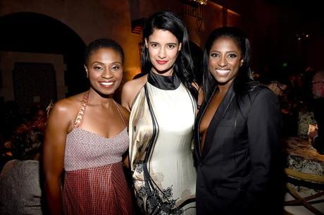 Jessica Clark Adina Porter and Rutina Wesley True Blood Season 7 Premiere Afterparty Michael Buckner Getty Images