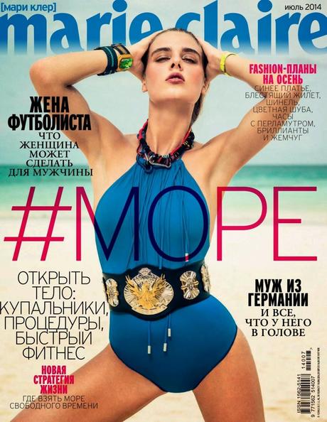 Tamara Weijenberg For Marie Claire Magazine, Russia, July 2014