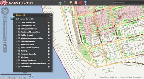 Saint John New Brunswick online maps