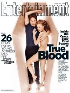 Entertainment weekly cover anna paquin stephen moyer HBOs True Blood Sookie and Bill