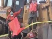 Women Action Against Violent Extraction Shuts Down Sands Mine Construction