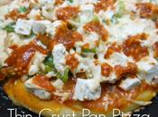 Thin Crust Pizza (Cottage Cheese Capsicum) Recipe