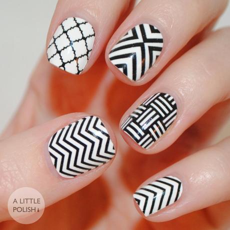 The Nail Challenge Collaborative Presents - Black & White - Week 4