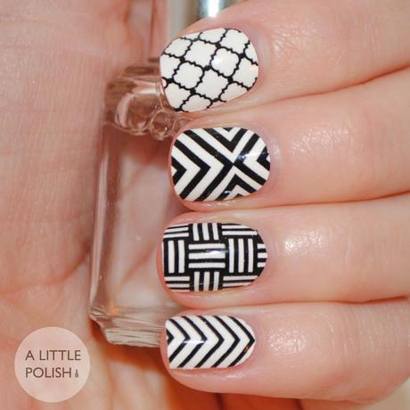 The Nail Challenge Collaborative Presents - Black & White - Week 4