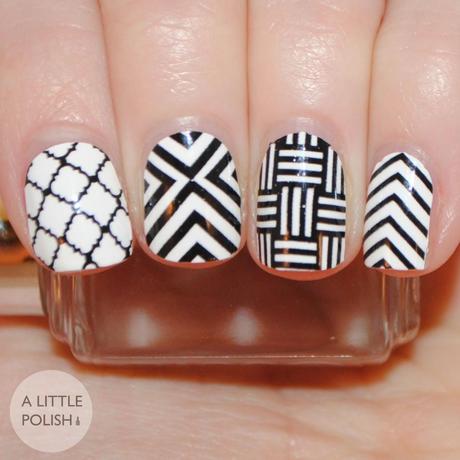 The Nail Challenge Collaborative Presents - Black & White - Week 4