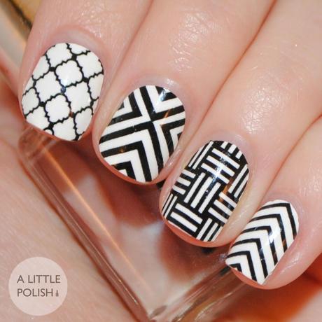 The Nail Challenge Collaborative Presents - Black & White - Week 4