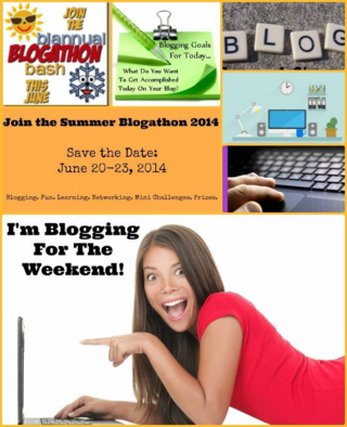 I'm spending my weekend working on my blog with all the awesome people at the Biannual Blogathon Bash!