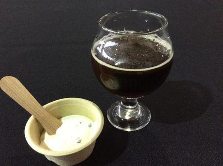 Wild Woods Brewery's Molasses Brown Ale paired with Campfire Ice Cream from Basta