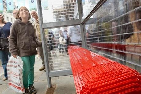 LEGO bus stop