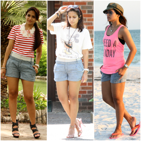 Three Ways To Style Soft Denim Shorts