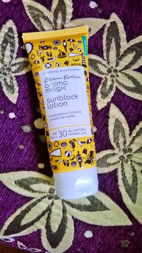 aroma magic sunblock lotion review