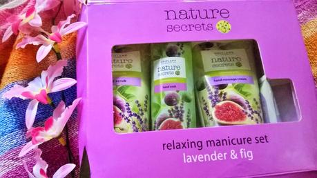 Oriflame Nature Secrets Lavender & Fig Relaxing Manicure Set Review & Step by Step Application