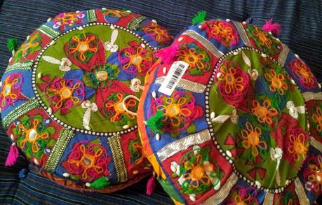 Dupes of Rajasthani/Gujarati Round Cushions From Pepperfry.com