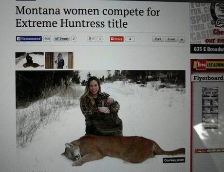 “Extreme Huntress” and hunting’s flimsy facade