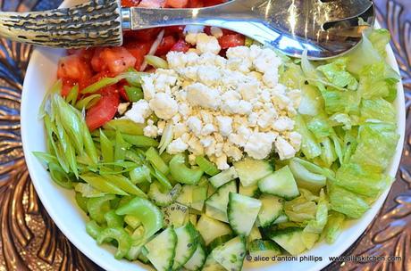 ~iceberg gorgonzola salad~