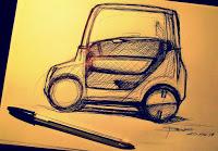 Car sketch video tutorial by Luciano Bove