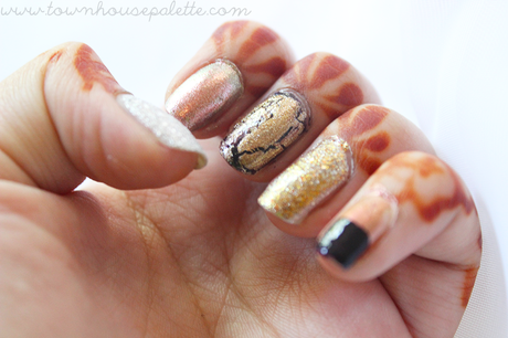 Manicure #1: Textures and Duo-Tones