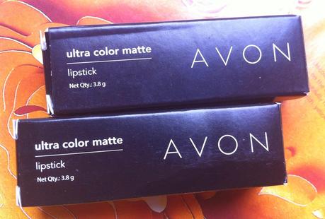 Avon Ultra Color Matte Lipsticks Matte Lilly and Matte Garnet - Review, Swatches