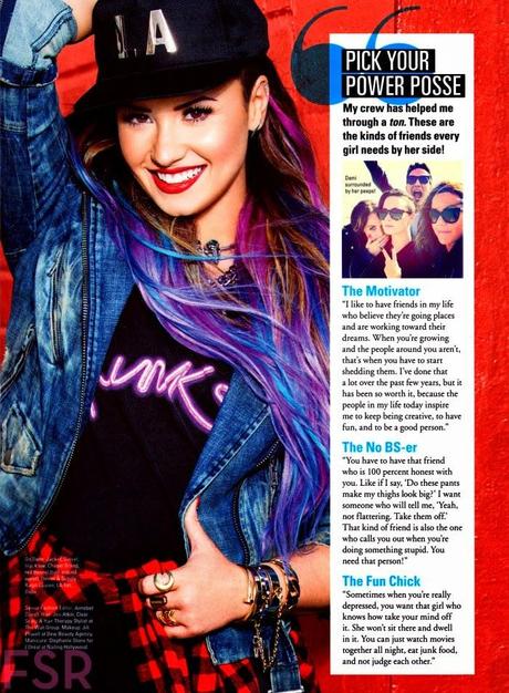 Demi Lovato For Seventeen Magazine, August 2014
