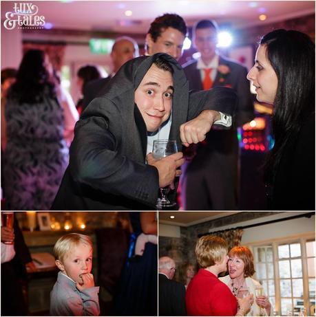 Funny party pictures at Yorkshire wedding