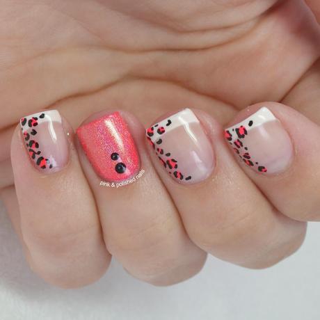 Pink Leopard Birthday Nails