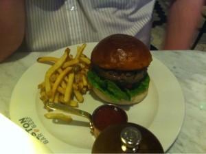 Rump burger Alston bar and beef Glasgow Central railway station food and drink Glasgow blog set menu lunch 