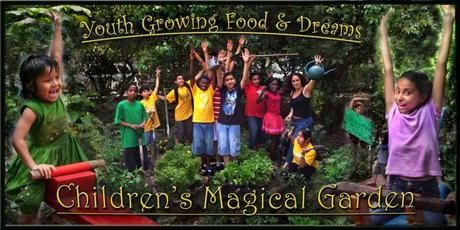 Childrens Magucal Garden food & dreams poster-s