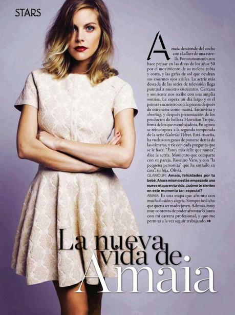 Amaia Salamanca For Glamour Magazine, Spain, July 2014