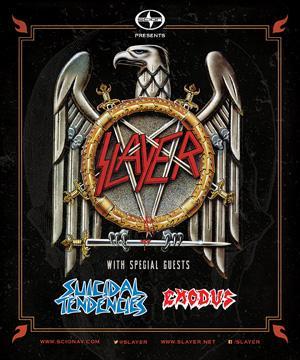 SCION TO PRESENT SLAYER'S FALL 2014 U.S. TOUR A Merciless, Head-banging Onslaught That Will Feature Special Guests Suicidal Tendencies and Exodus