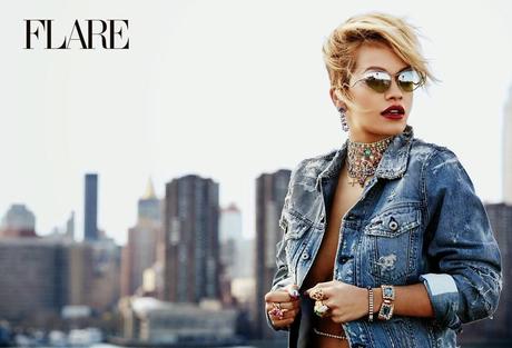 Rita Ora for Flare Magazine, August 2014