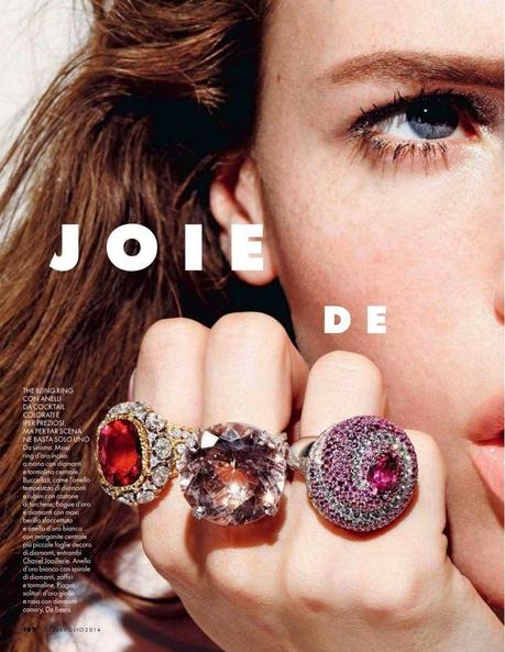 Mona Johannesson For Elle Magazine, Italy, July 2014