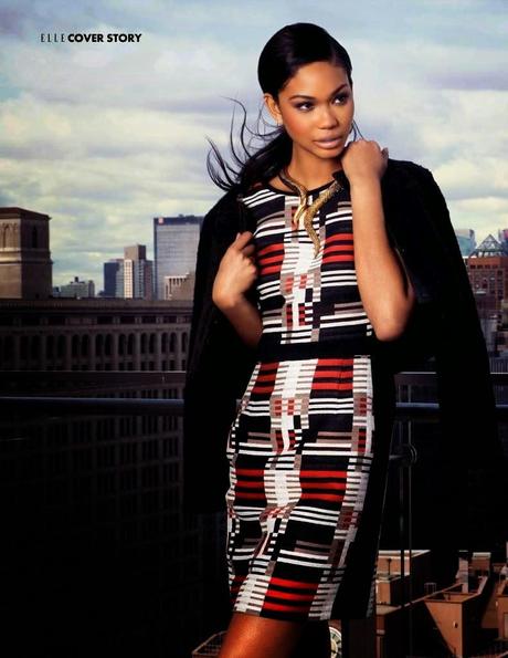 Chanel Iman for ELLE Magazine, Malaysia, July 2014