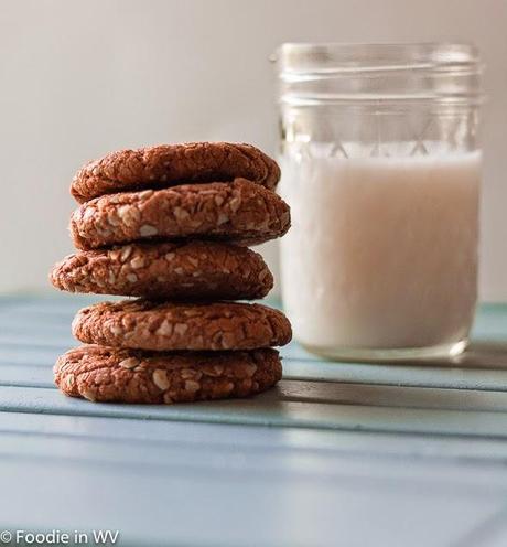 Oat and Nutella Cookies
