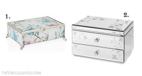 Pick Of The Day: Bird & Butterfly Jewelry Boxes