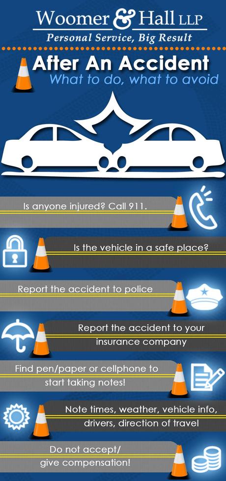 After An Auto Accident Infographic