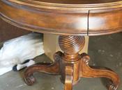 Transformation Tuesday: Round Pedestal Table Makeover Little Milk Paint