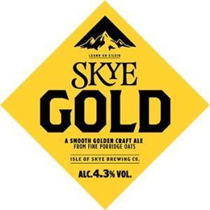 Skye gold Scottish ale beer 