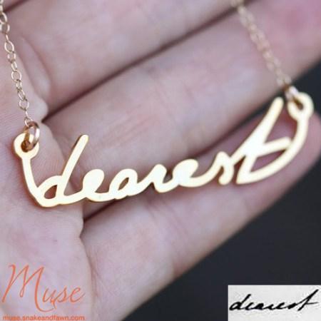 Bling It Up With Tolkien’s Handwriting dearest_hand