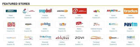 Coupons available for so many online stores