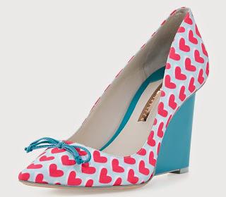 Shoe of the Day | Sophia Webster Lola Heart-Print Wedge