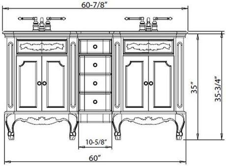 Standard Height Of A Bathroom Vanity, What Is The Standard Height For A Floating Vanity