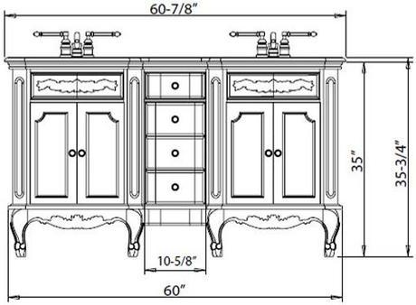 Comfort Height Bathroom Vanity