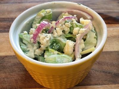 Crunchy Blue Cheese Celery Slaw