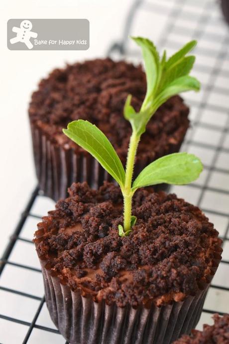 Chocolate Dirt Cupcakes (Paula Deen)
