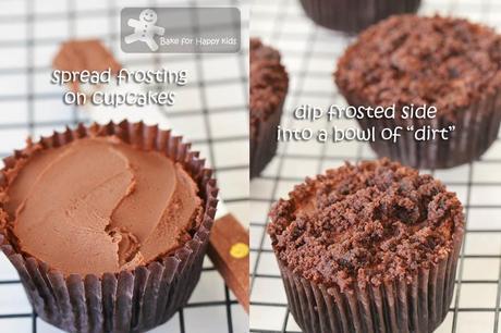 Chocolate Dirt Cupcakes (Paula Deen)